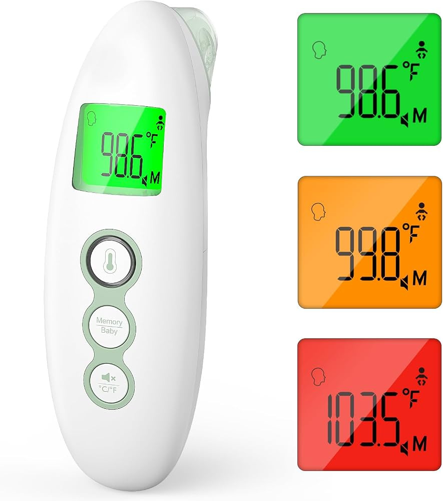 Momcozy Non-Contact Forehead and Ear Thermometer, Digital Infrared Thermometer for Adults and Chi... | Amazon (US)