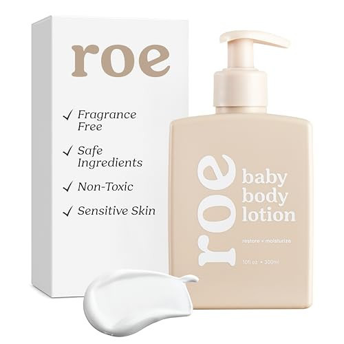Roe Wellness- Baby Lotion Moisturizer Fragrance-Free | Great For Sensitive Skin Lightweight Moisturizing Lotion | For Babies, Infants, Kids and More | Amazon (US)