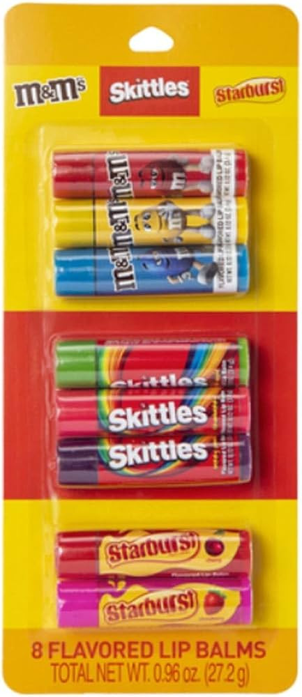 Taste Beauty Mars Candy 8-Pack Variety Flavored Lip Balm | Amazon (US)