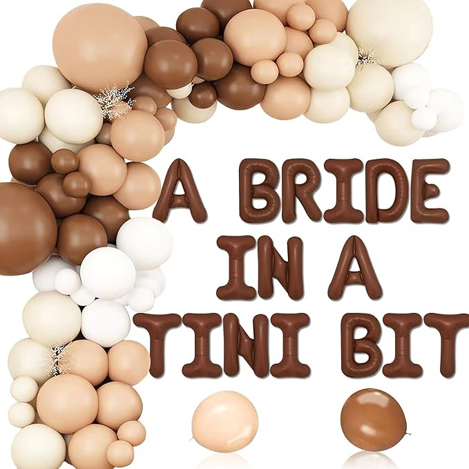 A Bride In A Tini Bit Banner Balloons Espresso Martini Bachelorette Party Decorations Espresso Ma... | Amazon (US)