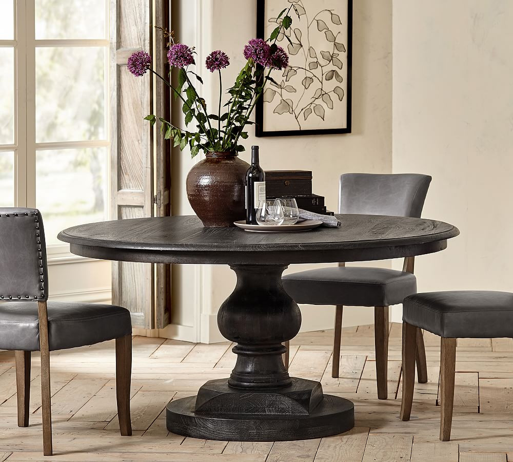 Nolan Round Pedestal Dining Table | Pottery Barn (US)