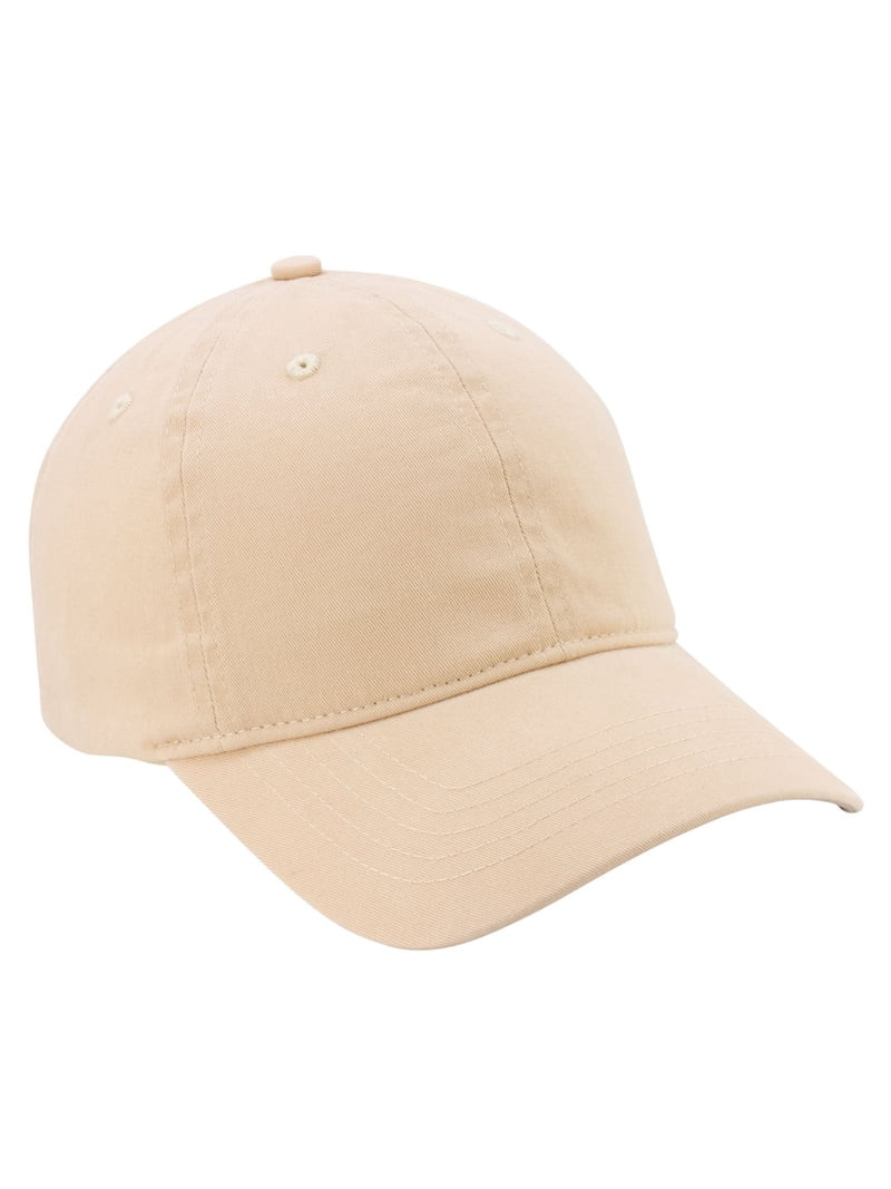 Time and Tru Solid Baseball Hat- Light Cappuccino | Walmart (US)