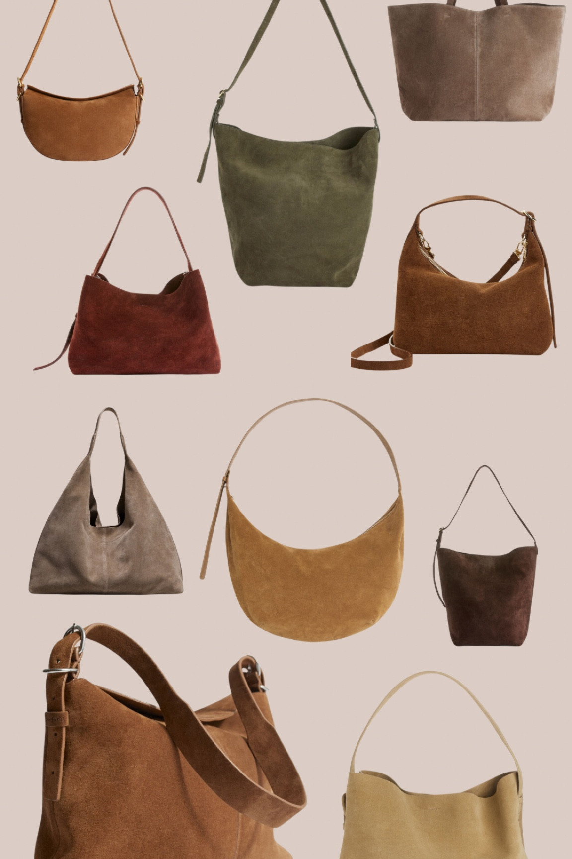 Suede bags 
Autumn bags 
Fall bags 
Suede 

#LTKeurope #LTKautumn #LTKuk