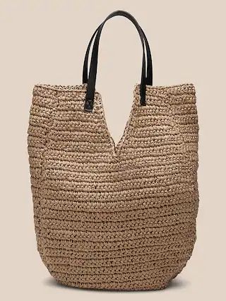 Modern Straw Tote | Banana Republic Factory