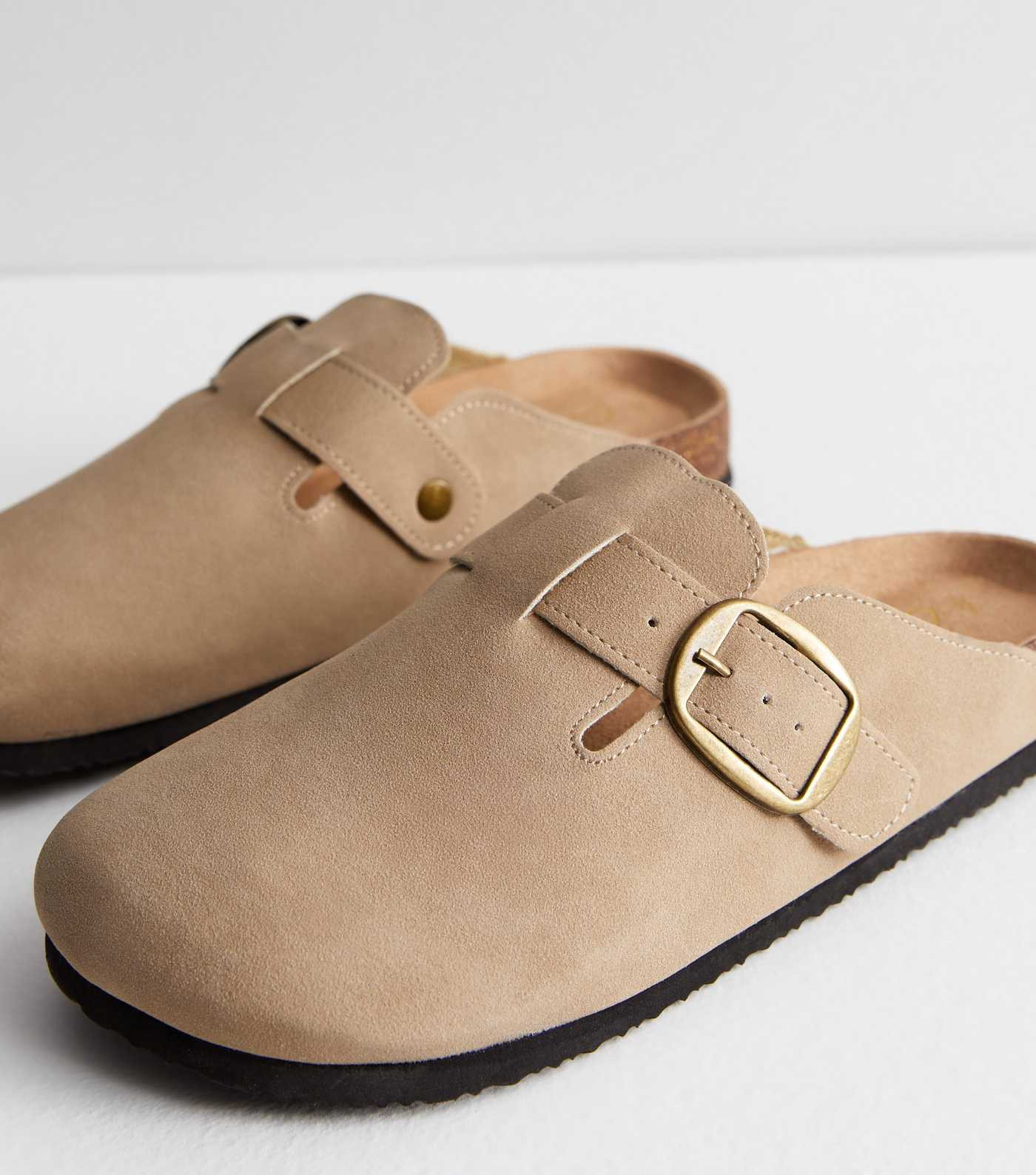 Sand Suedette Mules | New Look | New Look (UK)