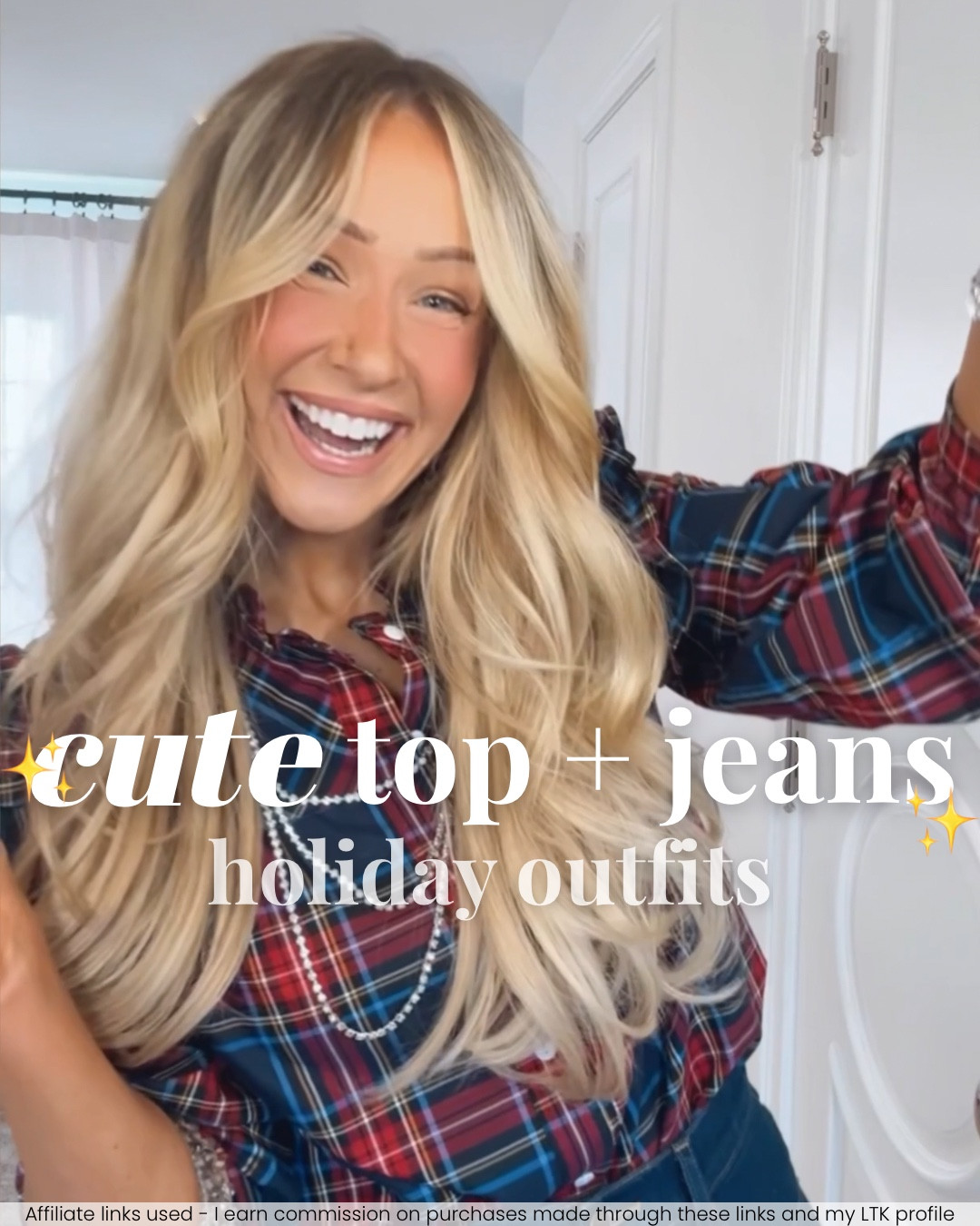 Cute top and jeans outfits for the holidays

Casual holiday outfits with jeans 

#LTKHoliday
