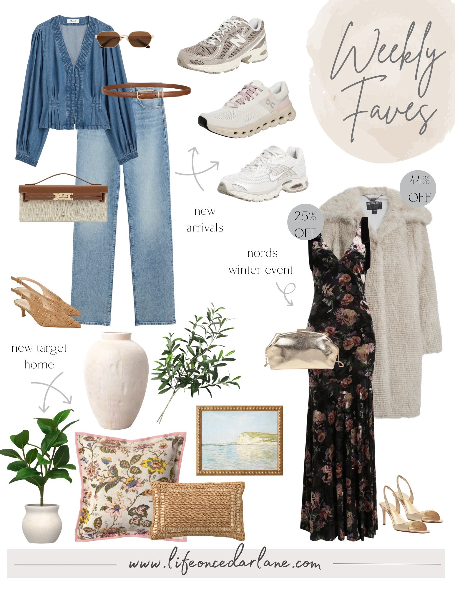 Weekly Faves- check out what we are loving! From new arrivals, sales, sneakers and more! Loving this Madewell look, Nordstrom winter event & new home decor from Target!


#LTKSaleAlert #LTKOver40 #LTKHome