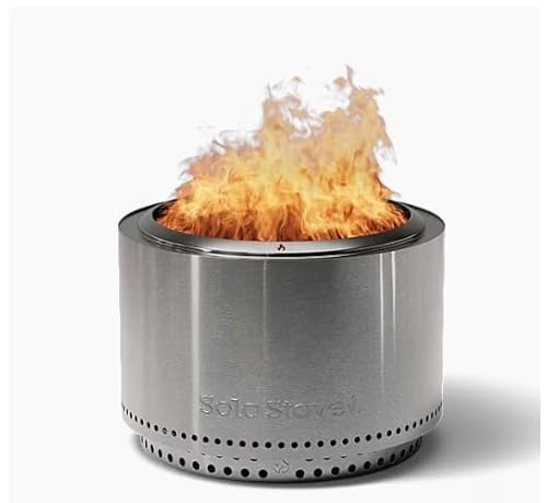 Solo Stove Basecamp 24" Fire Pit with Stand | Smokeless Wood Burning Fire Pit, 360° Airflow Design, Stainless Steel Outdoor Fire Pit for Backyard & Patio | 24 Dia x 17.8” H, Ideal for 5–7 People | Amazon (US)