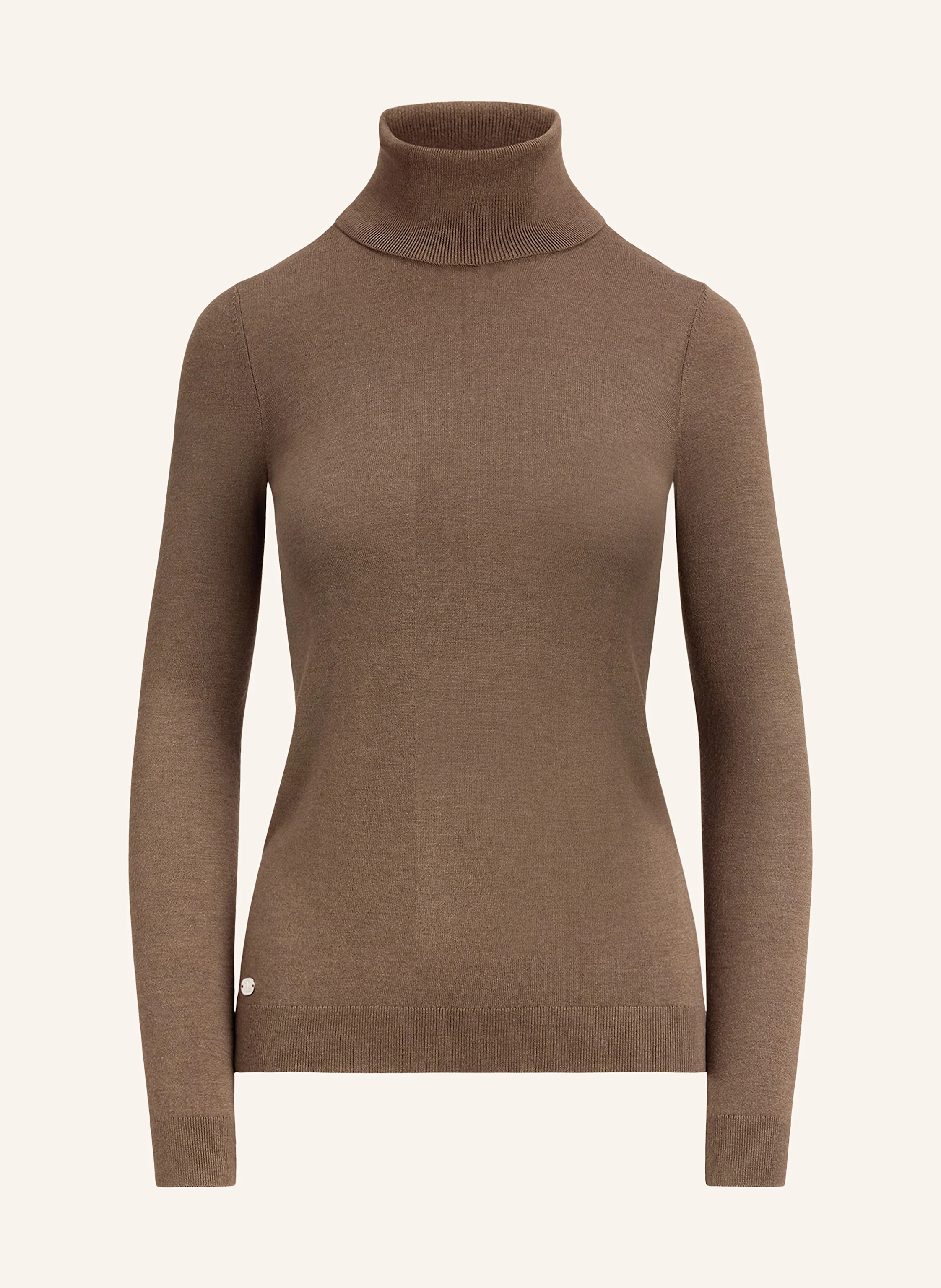 LAUREN RALPH LAUREN Rollkragenpullover mit Seide in braun | Breuninger (DACH)
