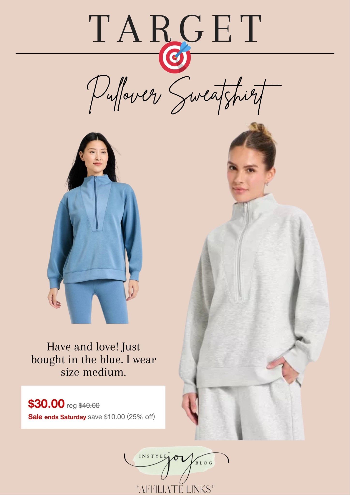 Target 🎯 sale!!! Women's Airy Sleek Deep Zip Pullover Sweatshirt - All In Motion™ Heather Gray M

#LTKootd #LTKgrwm #LTKActive