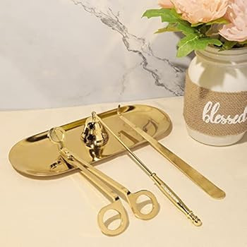 Lusso Svago 4 in 1 Candle Care Kit Gift Package, Candle Wick Trimmer, Candle Snuffer, Wick Dipper... | Amazon (US)