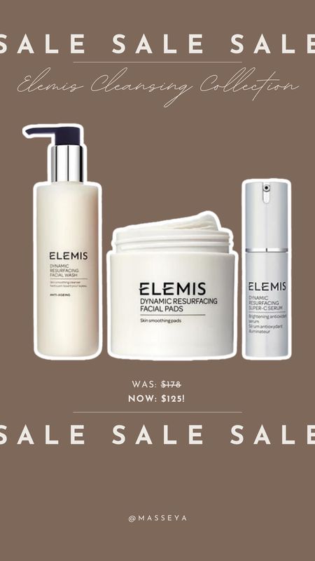 Elemis Cleansing Collection is on sale! Was $178, now $125!

Elemis kit, skincare deal, cleansing pads, face cleanser, Elemis cleansing collection on sale, deal of the day 

#LTKSeasonal #LTKsalealert #LTKbeauty