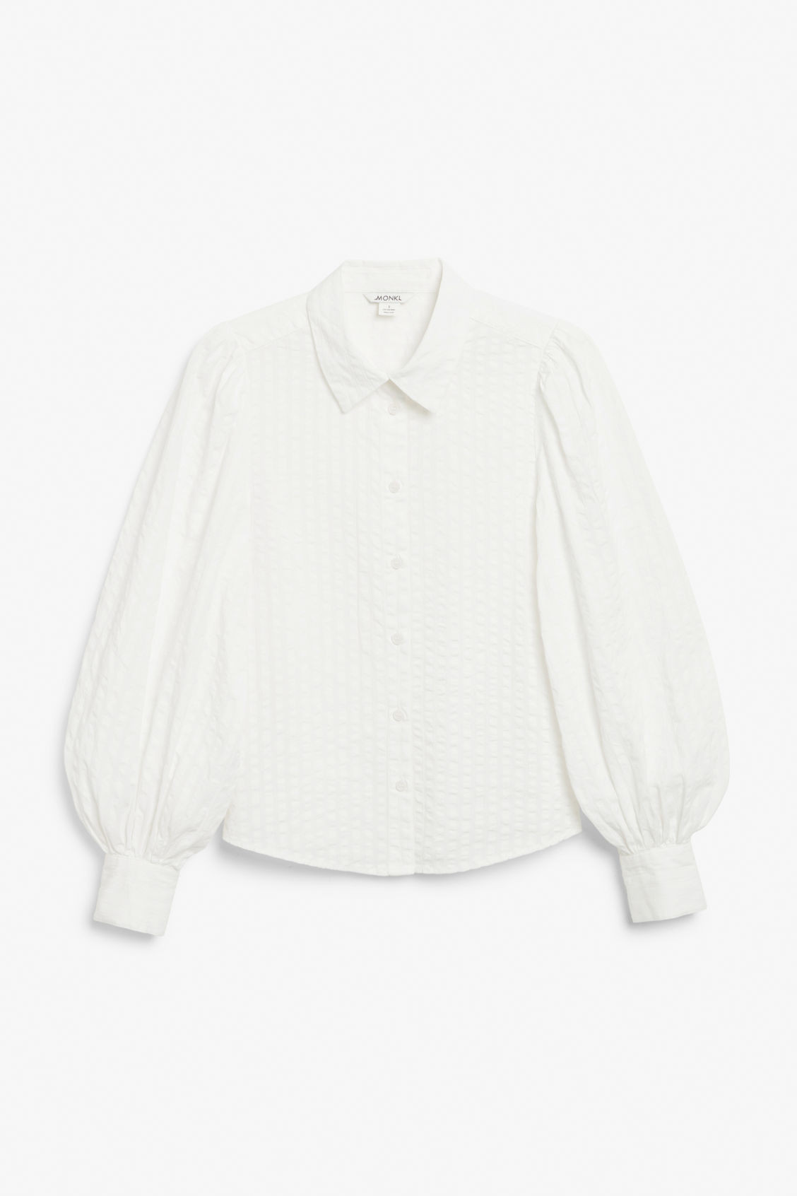 Balloon sleeve shirt - White | Monki