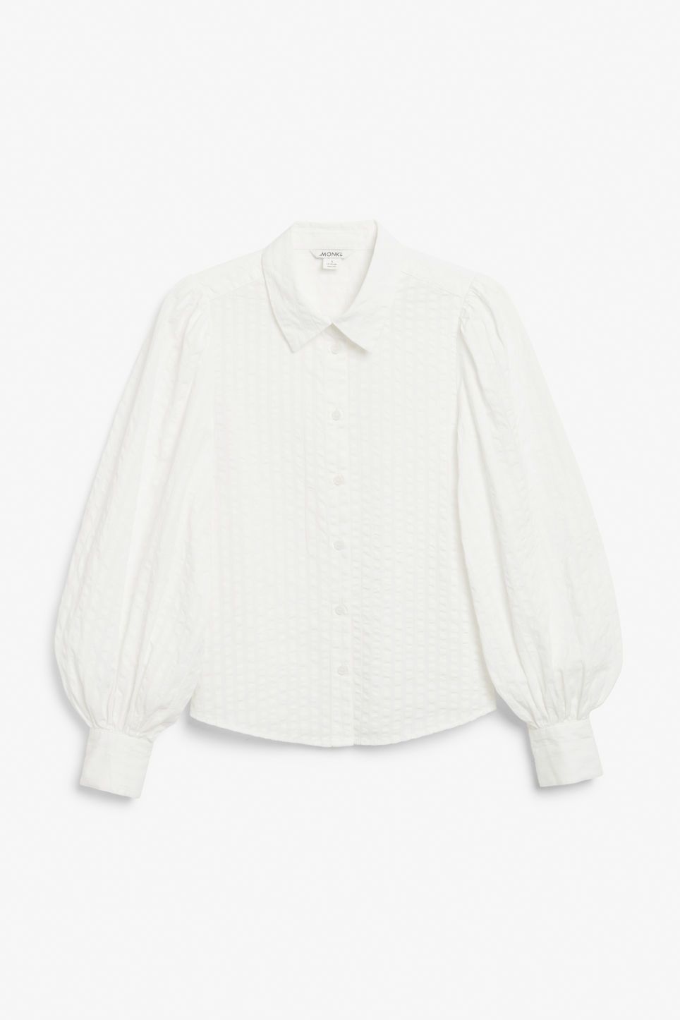 Balloon sleeve shirt - White | Monki