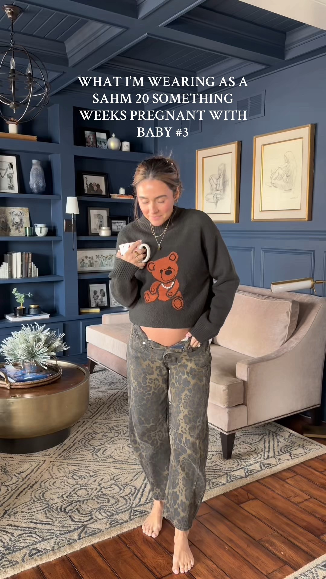 These jeans are 10/10, especially during pregnancy. Sweater is sold out in this color but still available in others & on sale



Bump ootd, pregnant, VICI, Amazon, barrel leg, bear sweater, mom style, bump style, pregnant 

#LTKFindsUnder50 #LTKFindsUnder100 #LTKBump