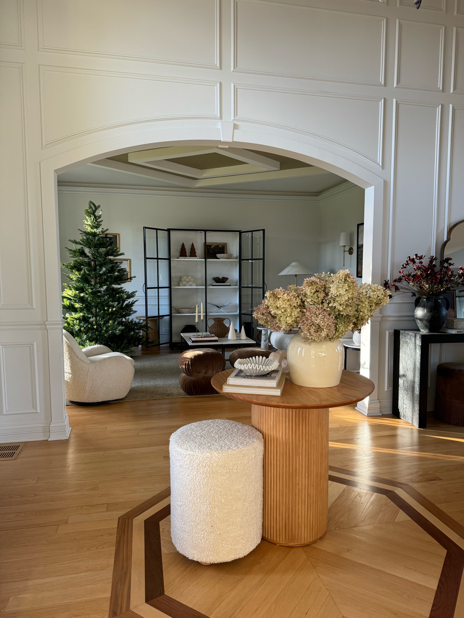 Entryway views! I preserved our hydrangeas and just love how they turned out! Also, my living room is slowly coming together for the Holidays’ 

#LTKCyberWeek #LTKHoliday #LTKHome