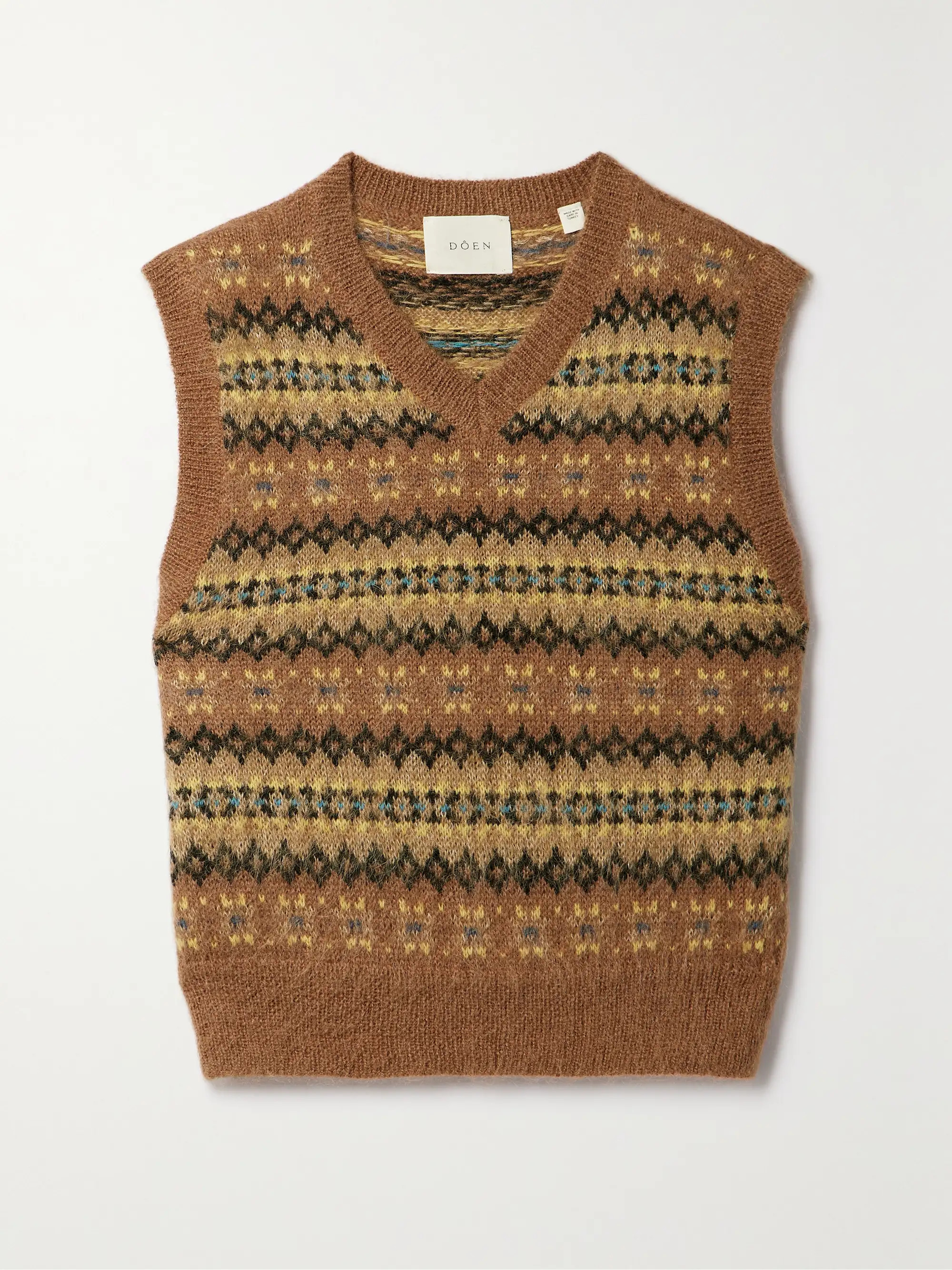 Kenley Fair Isle knitted vest | NET-A-PORTER (UK & EU)