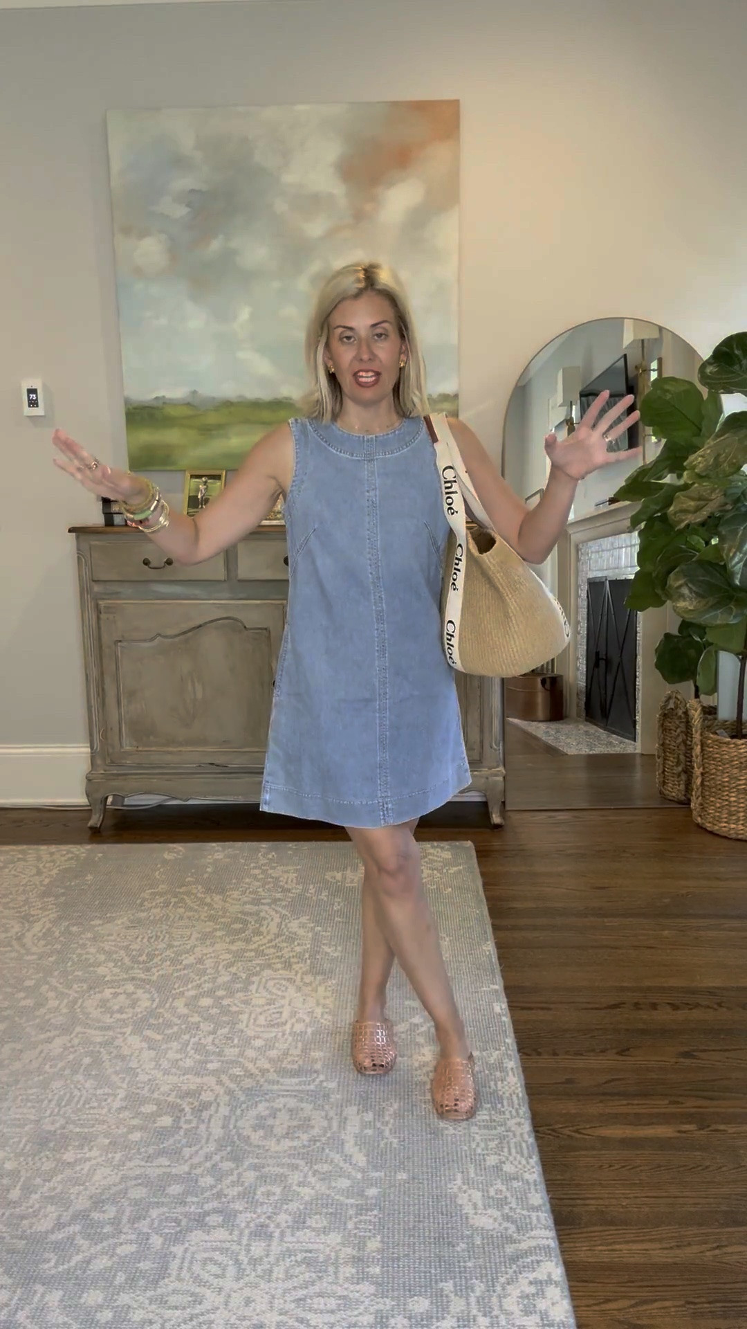 Y’all Spanx lightweight denim is fabulous! I’m wearing a small & 8 jelly. 
*Use code Catherine20 at A+B

#LTKmomlife #LTKSeasonal #LTKOver40