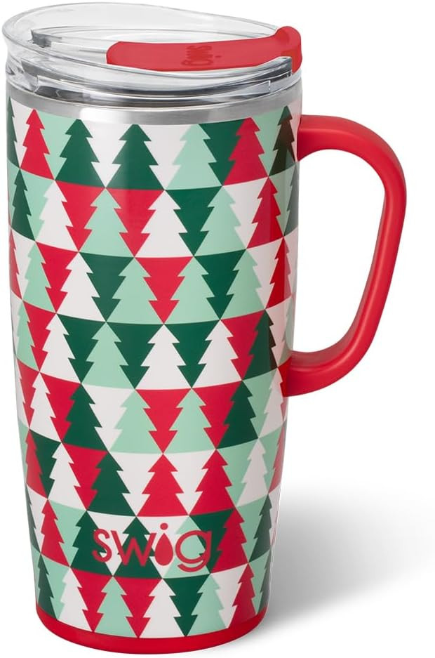 Swig Life 22oz Travel Mug, Insulated Tumbler with Handle and Lid, Travel Coffee Mug, Cup Holder F... | Amazon (US)