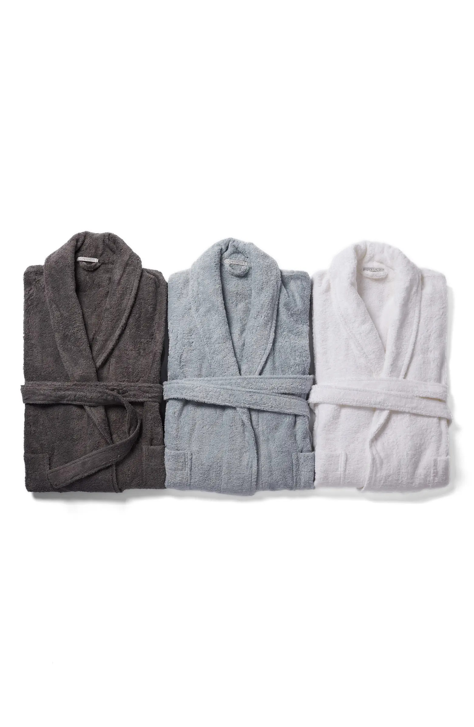 Coyuchi Cloud Loom™ Unisex Organic Cotton Robe | Nordstrom | Nordstrom
