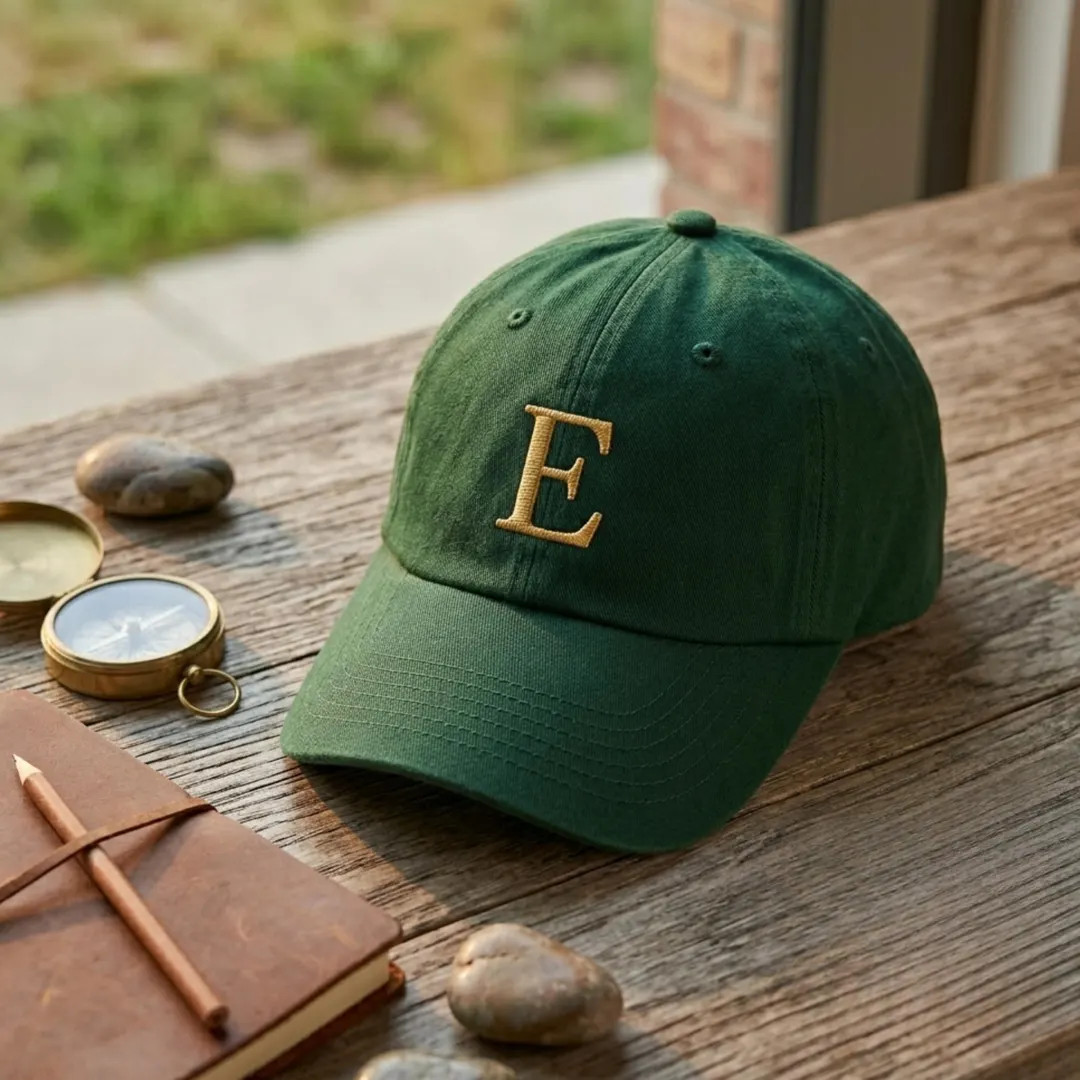 Embroidered Letter Hat, Personalized Green Baseball Cap, Custom Initial Hats - Etsy | Etsy (Global)