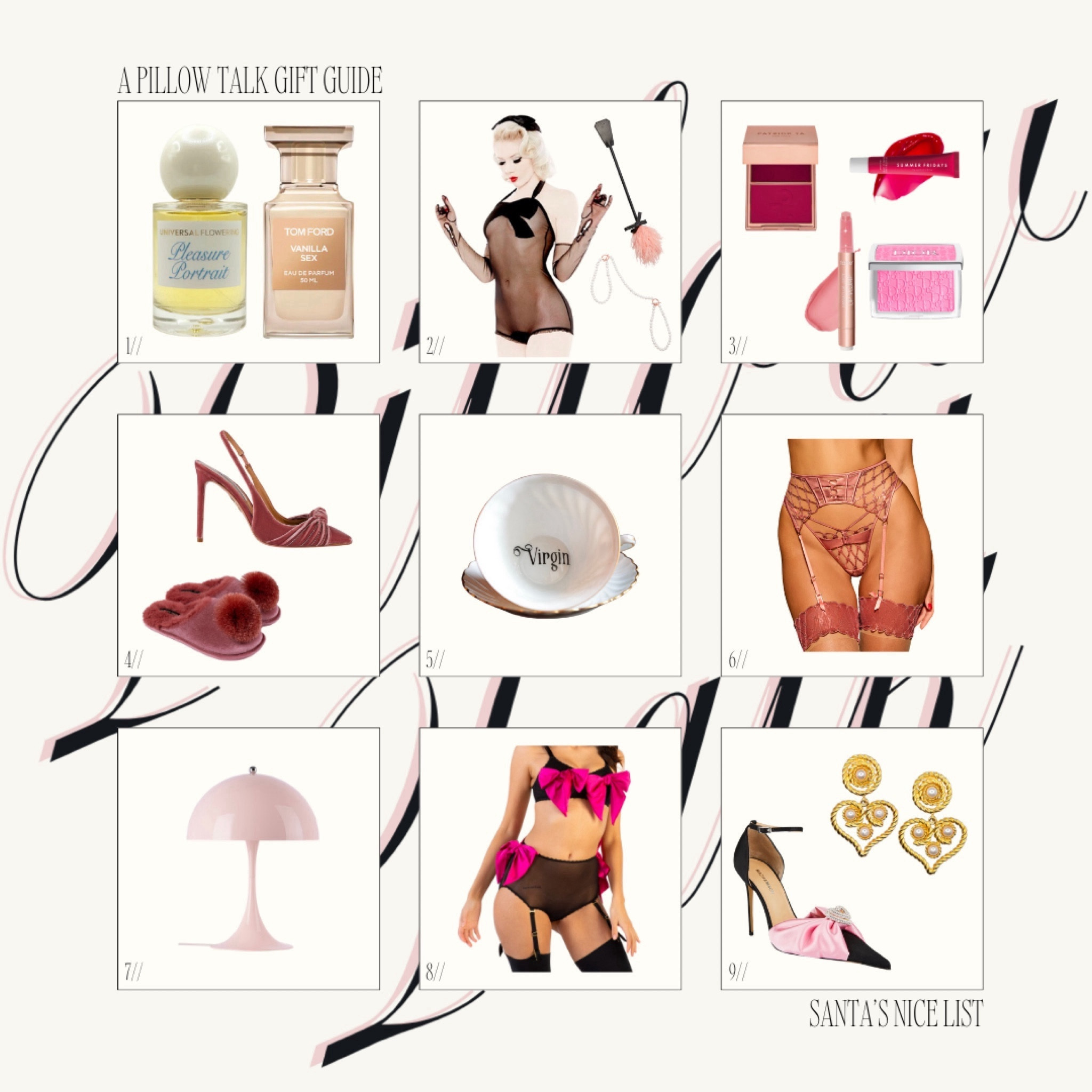 Pillow Talk Diaries 🎀 A Santa’s Nice List gift guide 🧑‍🎄.

For any other links, head to my free newsletter on Substack 💋.

#LTKGiftGuide
#LTKfindsunder50
#LTKHoliday