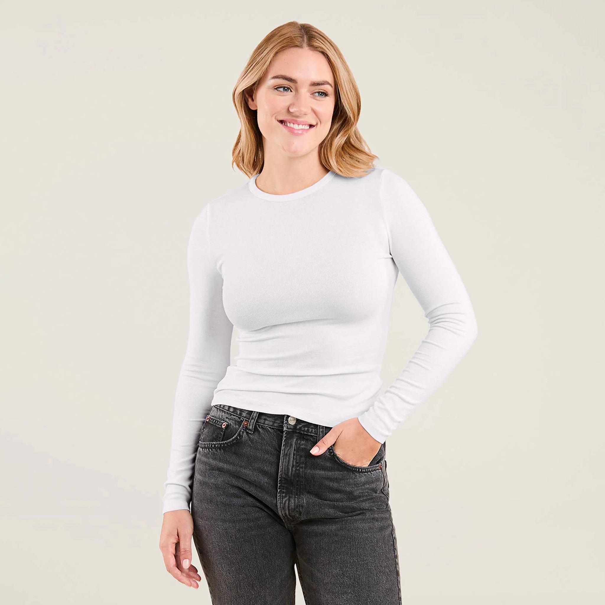 Slinky Rib Shirt | nuuds