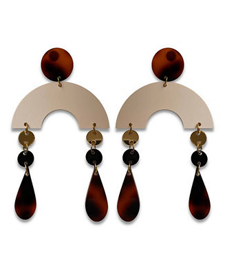 Swanky Designs Akeya Drop Earrings - Macy's | Macy's