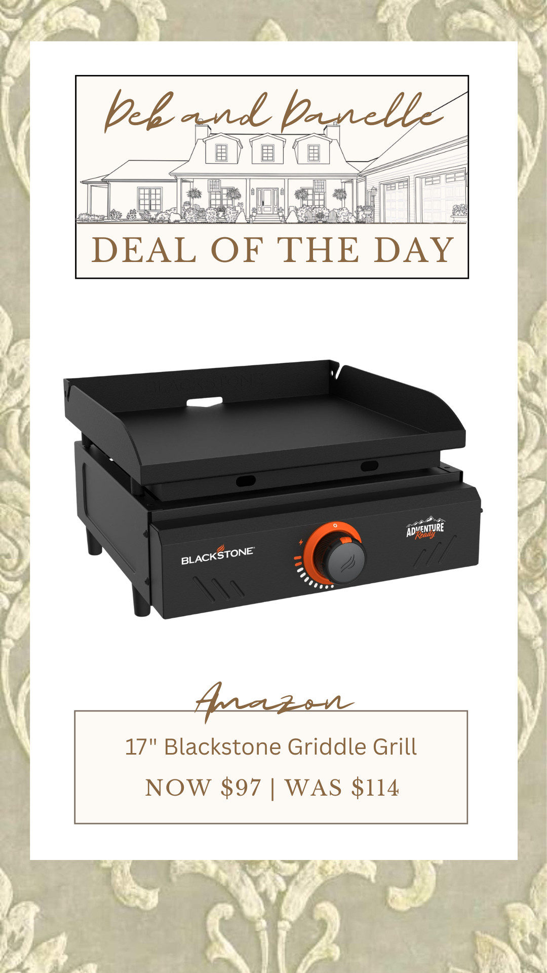 Today's Walmart deal of the day is the Blackstone one-burner 17" griddle grill. IT is portable so you can take it wherever you need to go!  

 #LTKSeasonal #LTKHome #LTKTravel