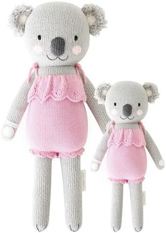 cuddle + kind Claire The Koala Regular 20" Hand-Knit Doll – 1 Doll = 10 Meals, Fair Trade, Heir... | Amazon (US)