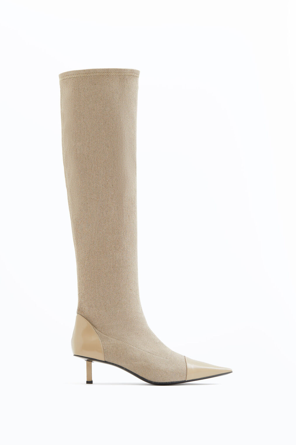 Pointy Kitten Stretch Denim Boots | Filippa K