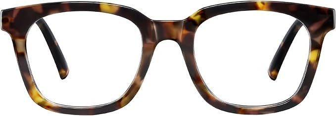 Blue Light Blocking Glasses for Women Men,Oversize Fashion Squre Anti Eyestrain Glasses for Gamin... | Amazon (US)