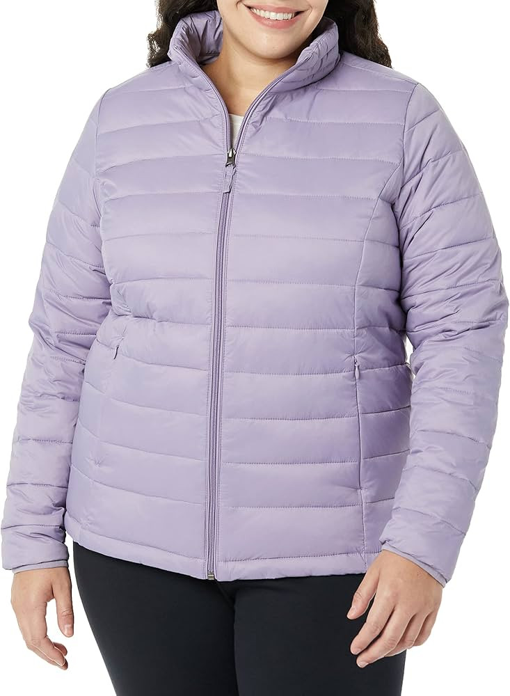 Amazon Essentials Women's Lightweight Long-Sleeve Water-Resistant Puffer Jacket (Available in Plu... | Amazon (US)