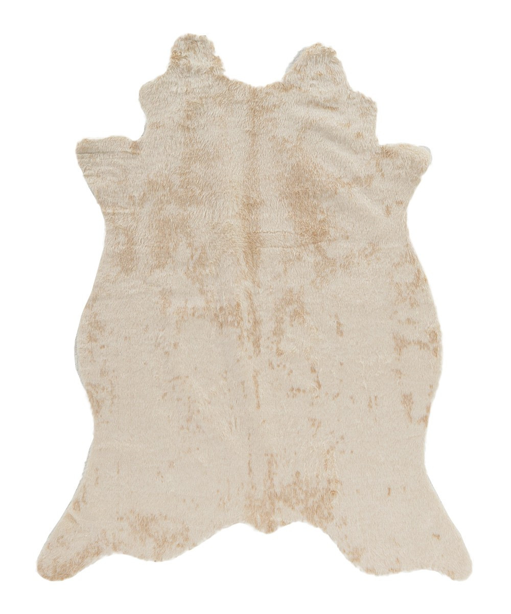Linon Home Indoor Rugs Ivory - Ivory Faux Cow Hide Rug | Zulily