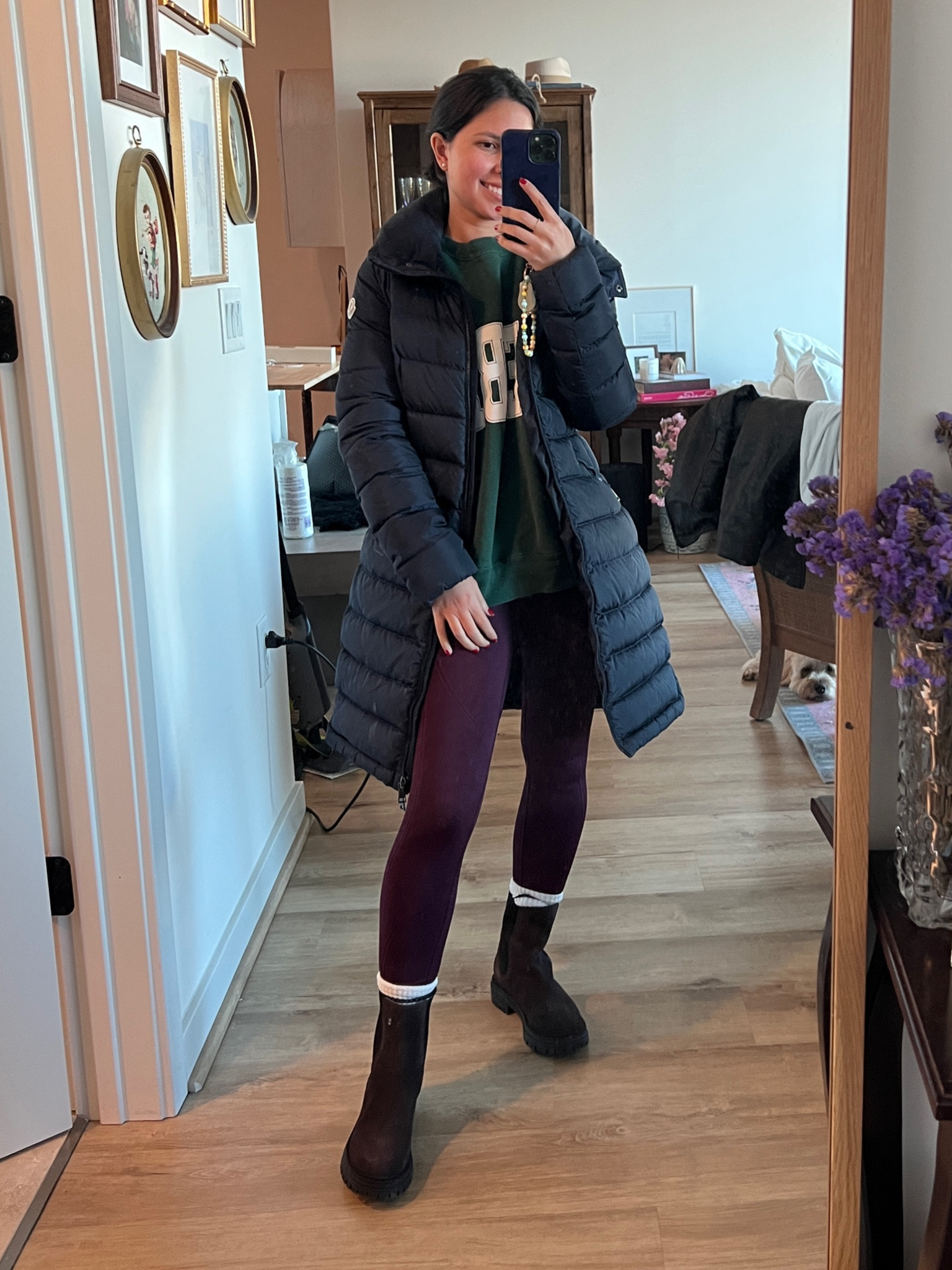 Winter Pilates outfit, winter coat, Moncler puffer coat 

#LTKActive #LTKStyleTip #LTKFitness
