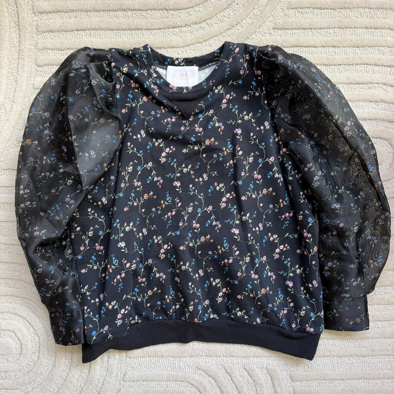 Selkie Women's Sweatshirt - Black/Multi - 30A | Depop US