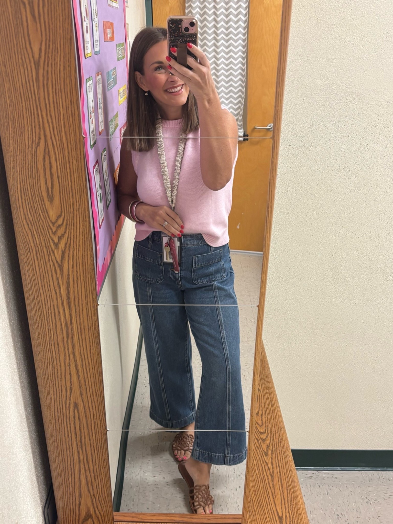 New jeans from Loft- love the seam details on these! Casual Friday work fit 

Size 6/8 
Medium top

#LTKootd #LTKgrwm #LTKSaleAlert