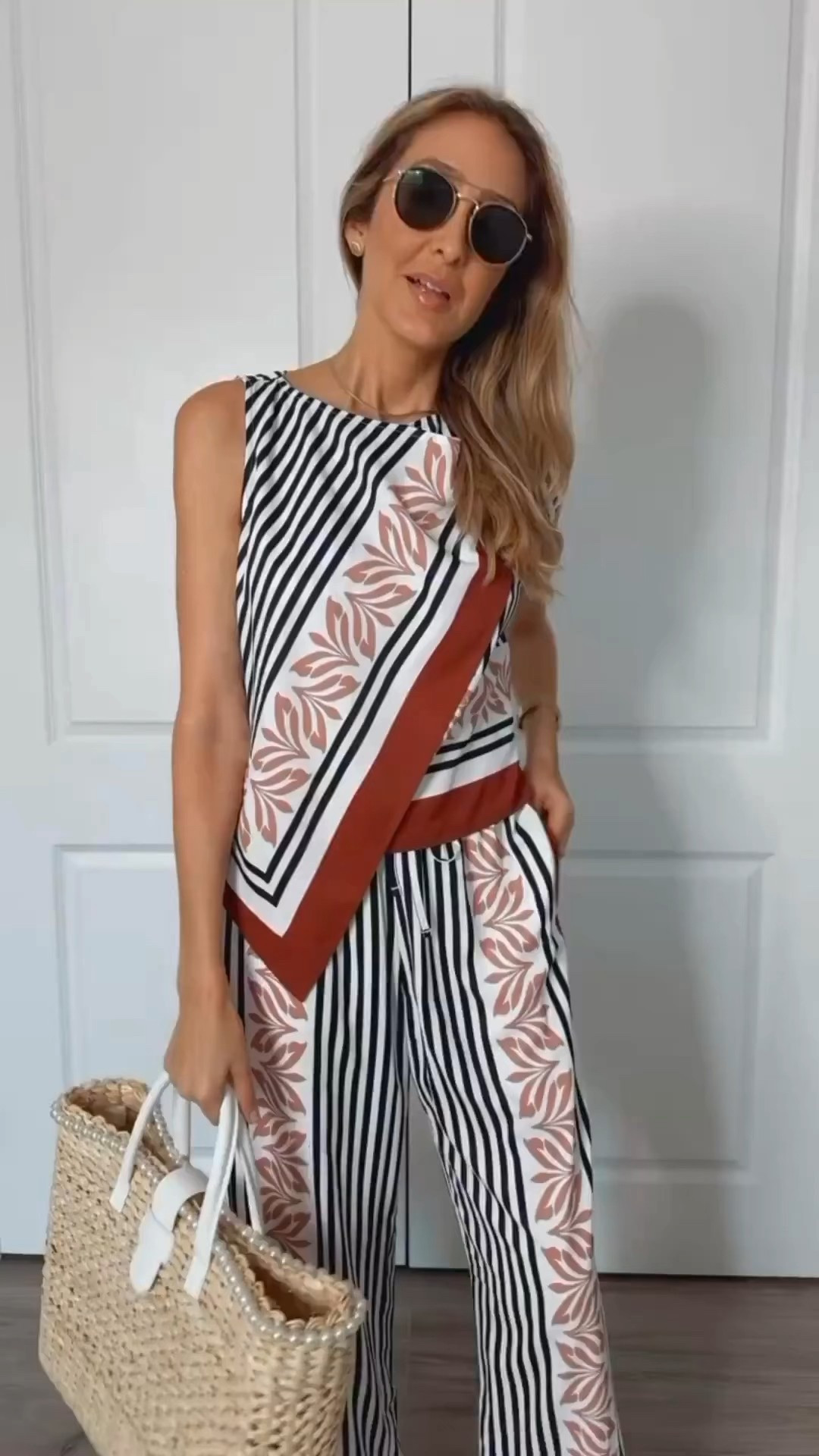 Vacation matching set 
Run tts, wearing a size small 


#LTKOver40 #LTKTravel #LTKSeasonal