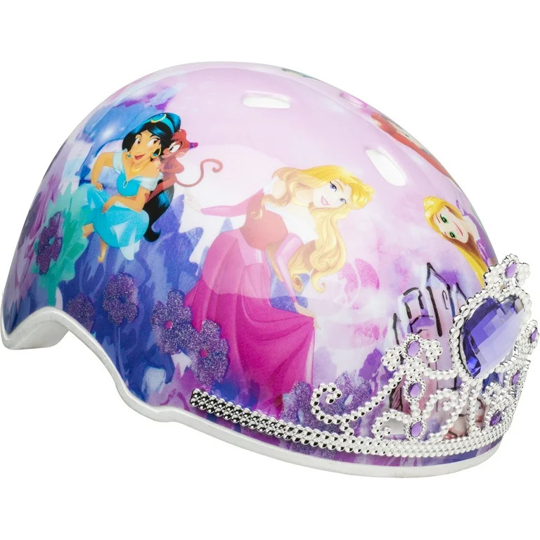 Disney Princess Paradise 3D Tiara Bike Helmet, Child 5+ (50-54cm) | Walmart (US)