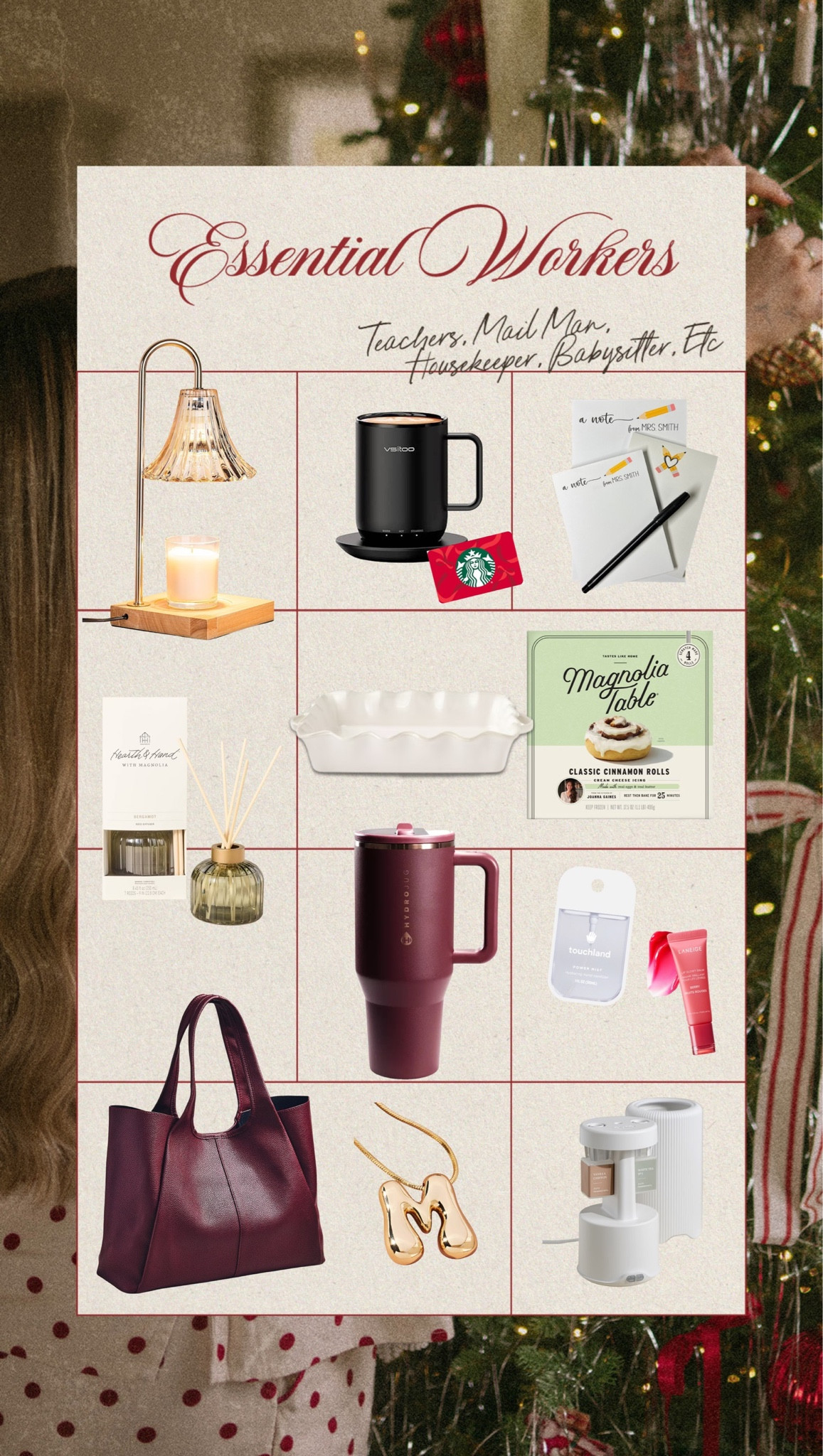 Essential workers gift ideas🤎 for the teachers, mailman, babysitter, house cleaner 

#LTKGiftGuide