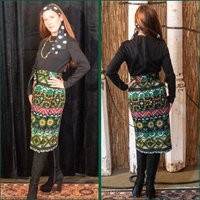 Vintage 1960S Dress Fashioned By Patty Mod Print Long Sleeves Graphic Border Fall Winter | Etsy (US)