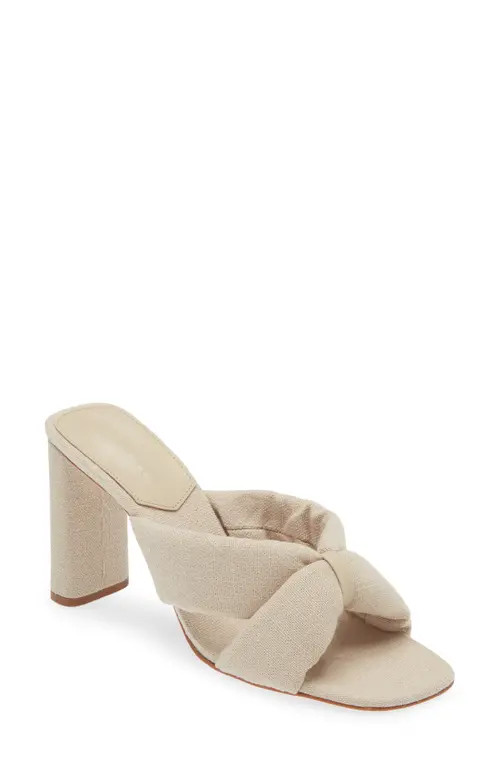 Schutz Fairy High Slide Sandal in Oyster at Nordstrom, Size 7.5 | Nordstrom