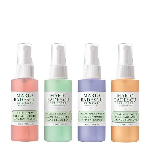 Mario Badescu Facial Spray Collection with Rose Water, Cucumber, Lavender and Orange Blossom, Mul... | Amazon (US)