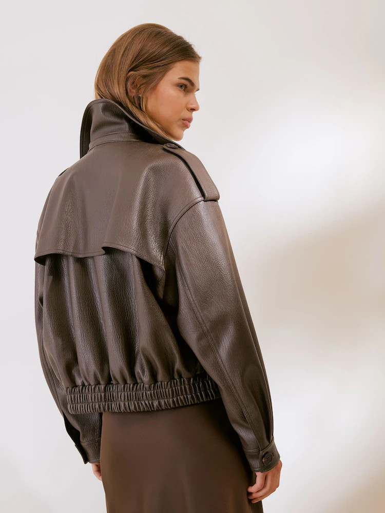 Friends Like These Bomberjacke aus Lederimitat | Next EU