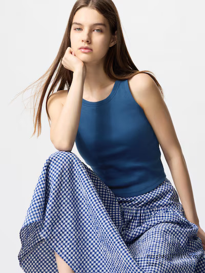 Ribbed Cropped Bra Top | UNIQLO US | UNIQLO (US)