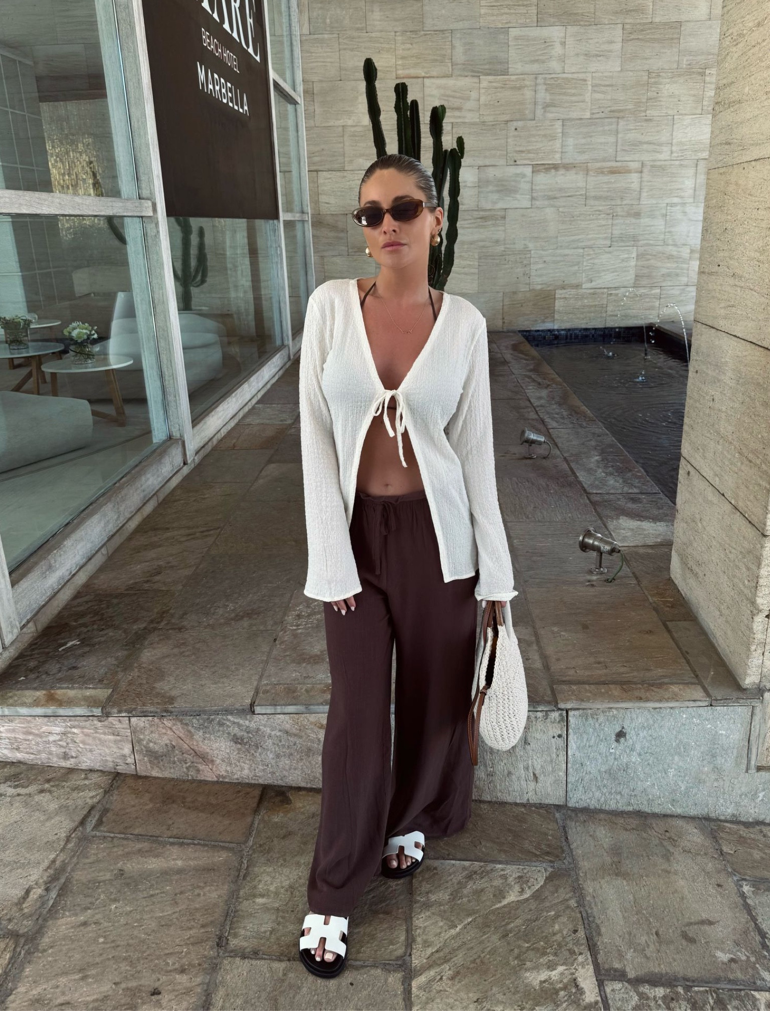 4th & reckless, Asos, Princess polly, summer outfits, holiday outfits, linen trousers, tie front top, straw bag, beach outfit

#LTKsummer #LTKeurope #LTKstyletip