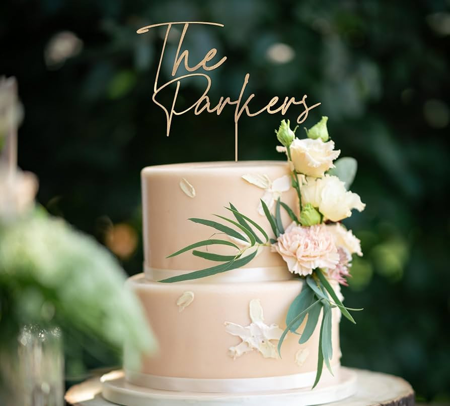 Wedding Cake Toppers, Wedding Cake Toppers Bride and Groom, Custom Cake Topper, Customize Your Ow... | Amazon (US)