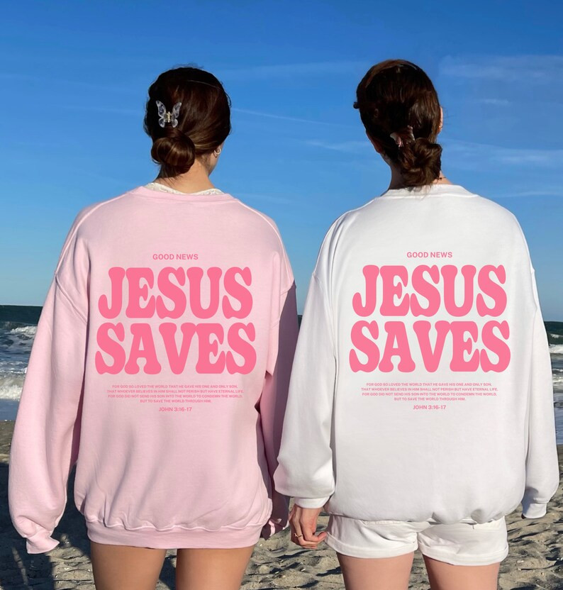 Trendy Christian Sweatshirt Jesus Apparel Christian Clothing - Etsy | Etsy (US)