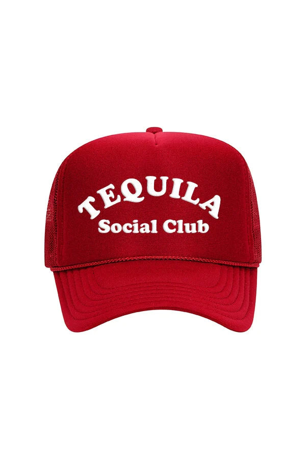 Tequila Social Club Trucker Hat | LULUSIMONSTUDIO