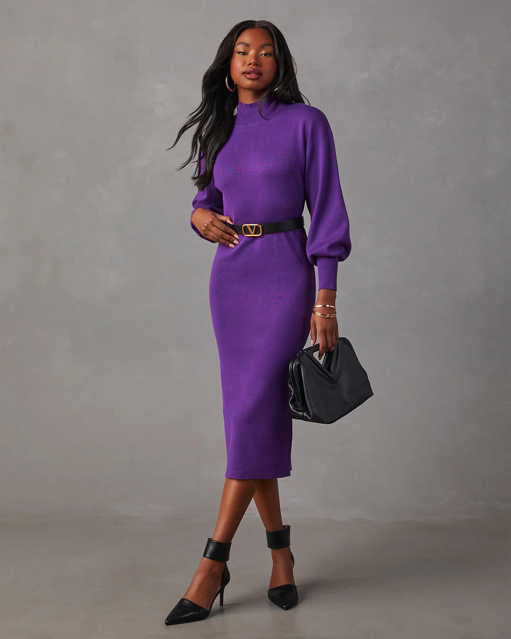 Barker Knit Midi Sweater Dress | VICI